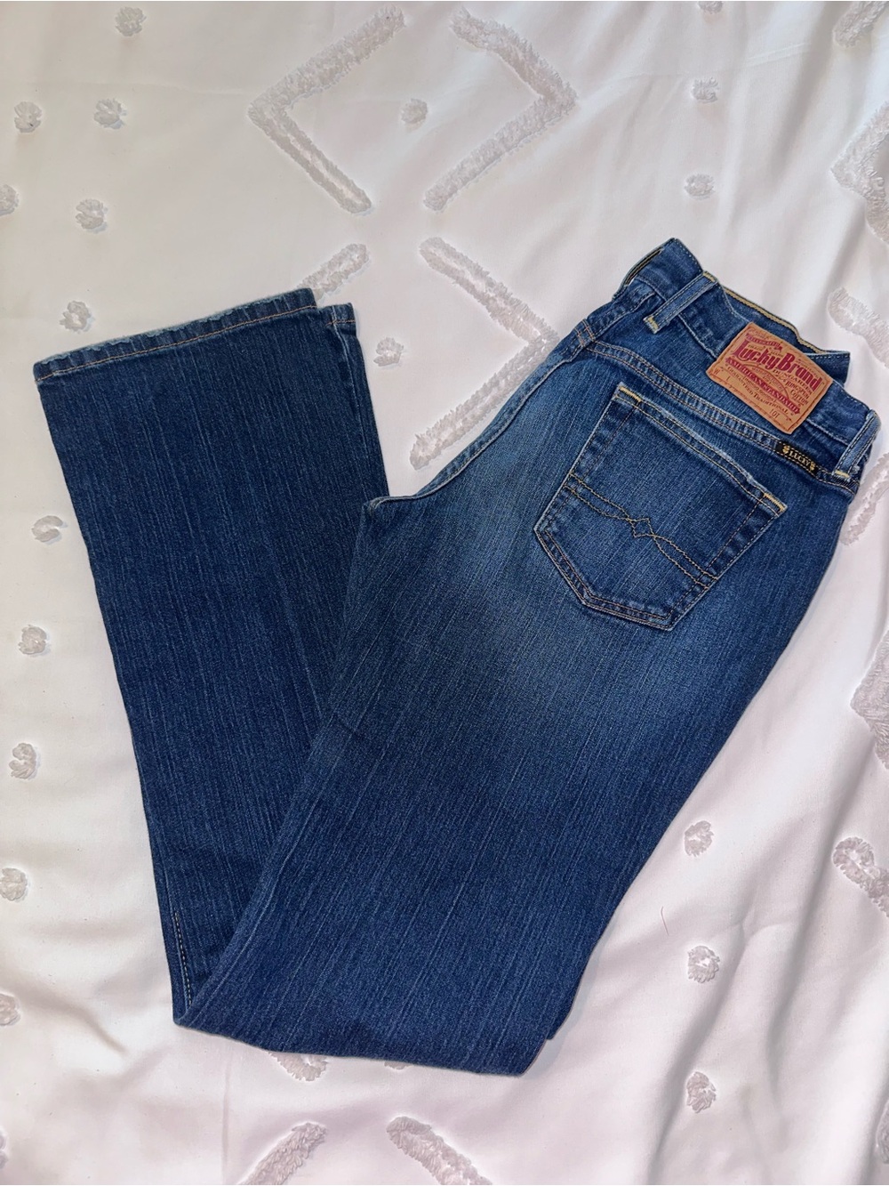 Lucky Brand Women's Bootcut Jeans in Indigo Blue
